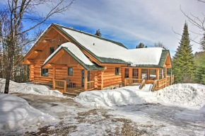 Lakefront Log Cabin with Dock about 9Mi to Lutsen Mtn